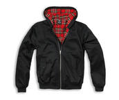 View Item Brandit Mod Skin Hooded Harrington Jacket Black 
